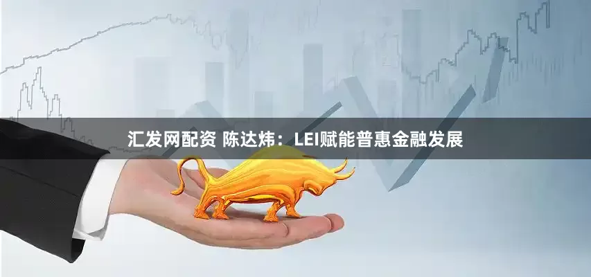 汇发网配资 陈达炜：LEI赋能普惠金融发展