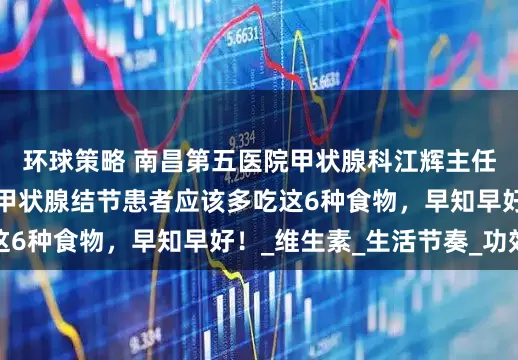 环球策略 南昌第五医院甲状腺科江辉主任：别再瞎忌口了，甲状腺结节患者应该多吃这6种食物，早知早好！_维生素_生活节奏_功效